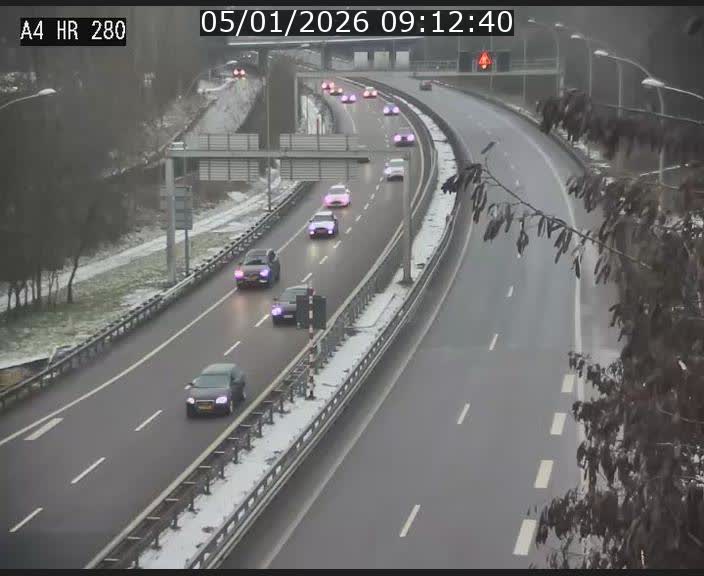 Webcam traffic A4 Luxembourg - BK 0.2 - P+R Bouillon (direction Luxembourg)