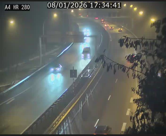 Webcam traffic A4 Luxembourg - BK 0.2 - P+R Bouillon (direction Luxembourg)