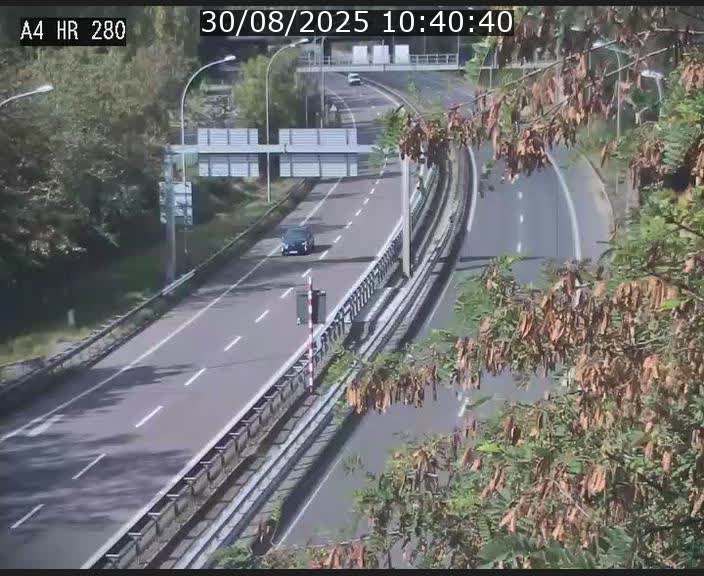Webcam traffic A4 Luxembourg - BK 0.2 - P+R Bouillon (direction Luxembourg)