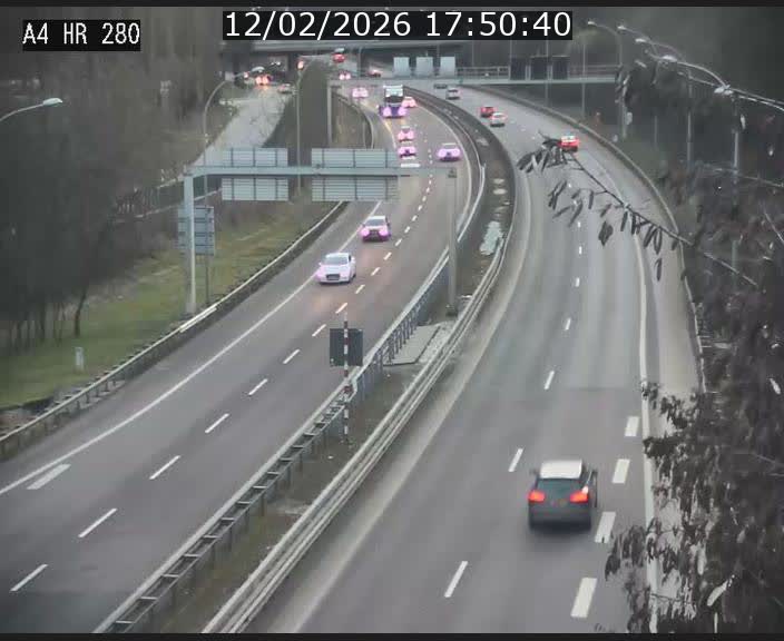 <h2>Webcam traffic A4 Luxembourg - BK 0.2 - P+R Bouillon (direction Luxembourg)</h2>