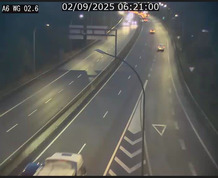 <h2>Traffic live webcam Luxembourg Croix de Cessange - A6 - BK 2.6 - direction France/Allemagne</h2>