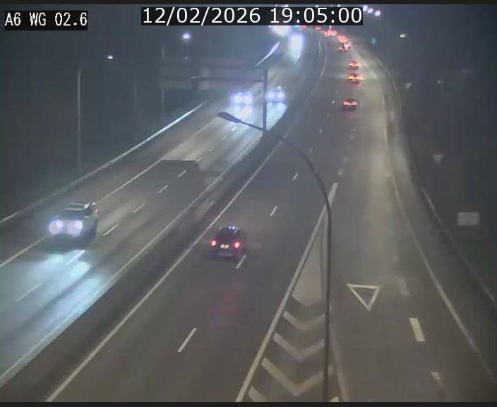 <h2>Traffic live webcam Luxembourg Croix de Cessange - A6 - BK 2.6 - direction France/Allemagne</h2>
