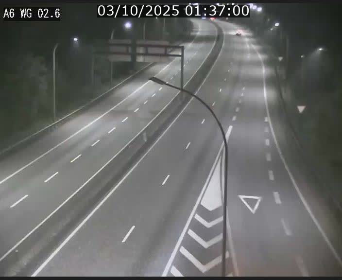 <h2>Traffic live webcam Luxembourg Croix de Cessange - A6 - BK 2.6 - direction France/Allemagne</h2>