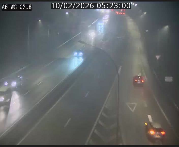 <h2>Traffic live webcam Luxembourg Croix de Cessange - A6 - BK 2.6 - direction France/Allemagne</h2>