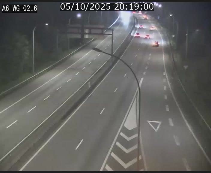 <h2>Traffic live webcam Luxembourg Croix de Cessange - A6 - BK 2.6 - direction France/Allemagne</h2>