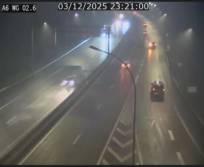 <h2>Traffic live webcam Luxembourg Croix de Cessange - A6 - BK 2.6 - direction France/Allemagne</h2>