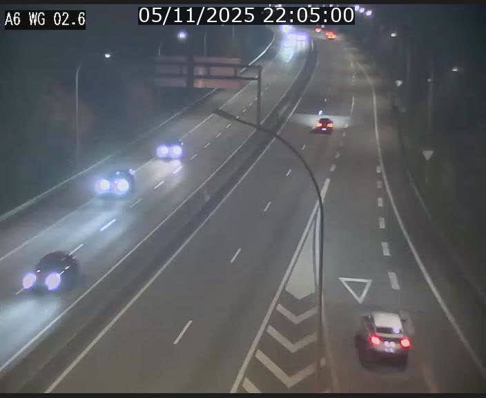 <h2>Traffic live webcam Luxembourg Croix de Cessange - A6 - BK 2.6 - direction France/Allemagne</h2>