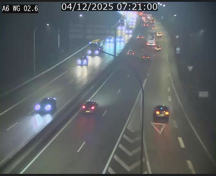 <h2>Traffic live webcam Luxembourg Croix de Cessange - A6 - BK 2.6 - direction France/Allemagne</h2>