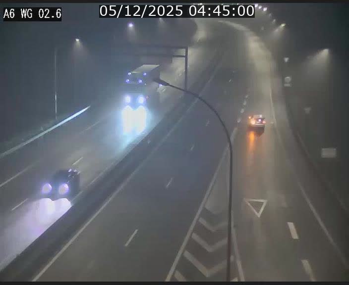 <h2>Traffic live webcam Luxembourg Croix de Cessange - A6 - BK 2.6 - direction France/Allemagne</h2>
