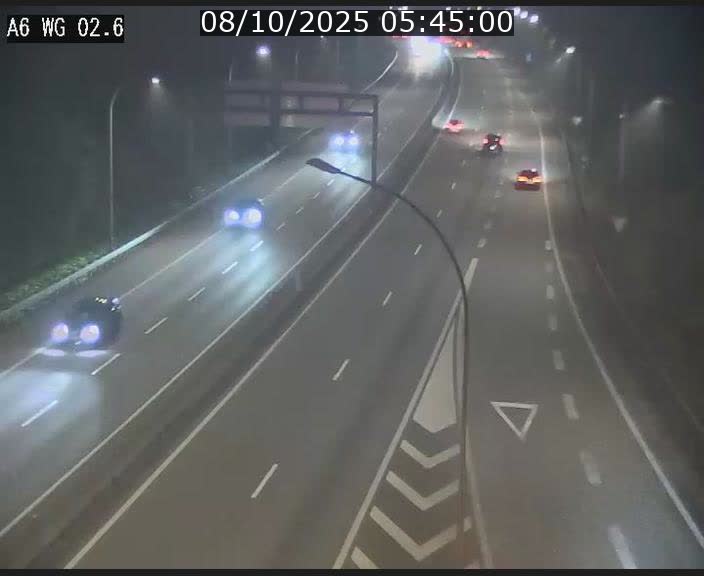 <h2>Traffic live webcam Luxembourg Croix de Cessange - A6 - BK 2.6 - direction France/Allemagne</h2>