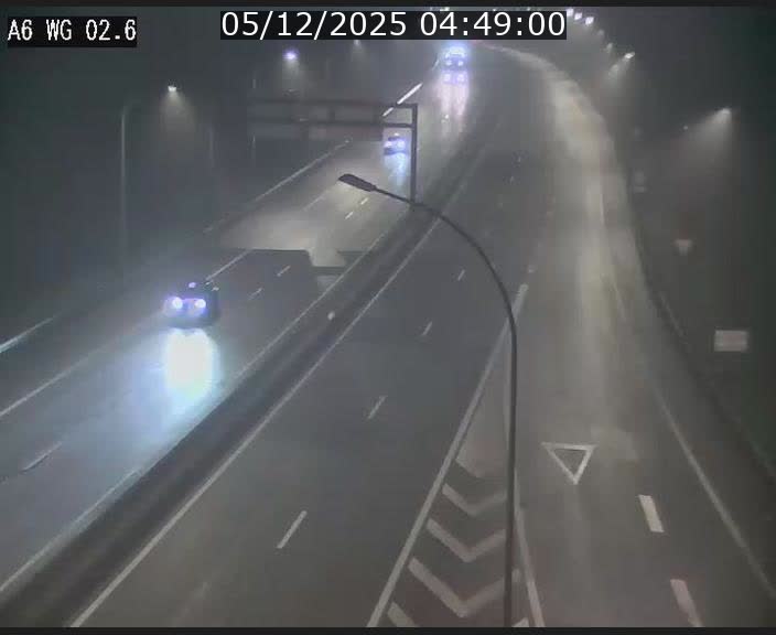 <h2>Traffic live webcam Luxembourg Croix de Cessange - A6 - BK 2.6 - direction France/Allemagne</h2>