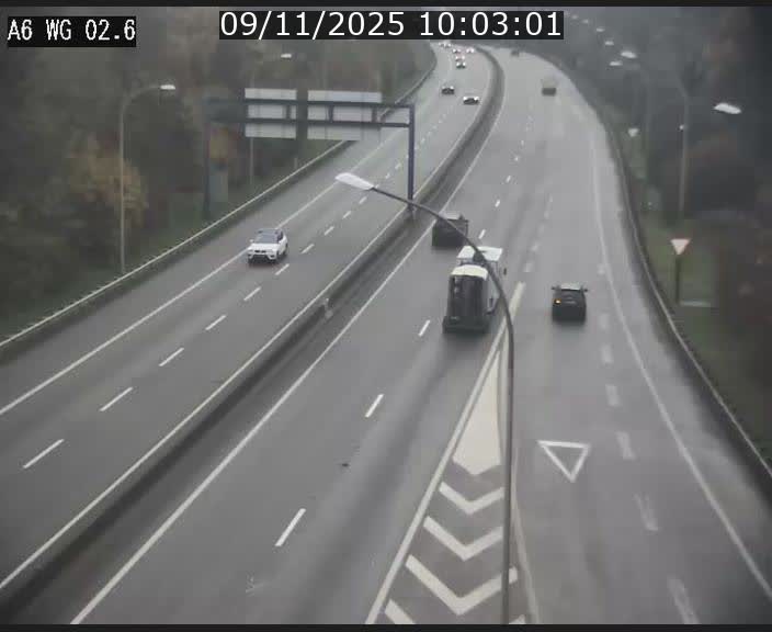 <h2>Traffic live webcam Luxembourg Croix de Cessange - A6 - BK 2.6 - direction France/Allemagne</h2>