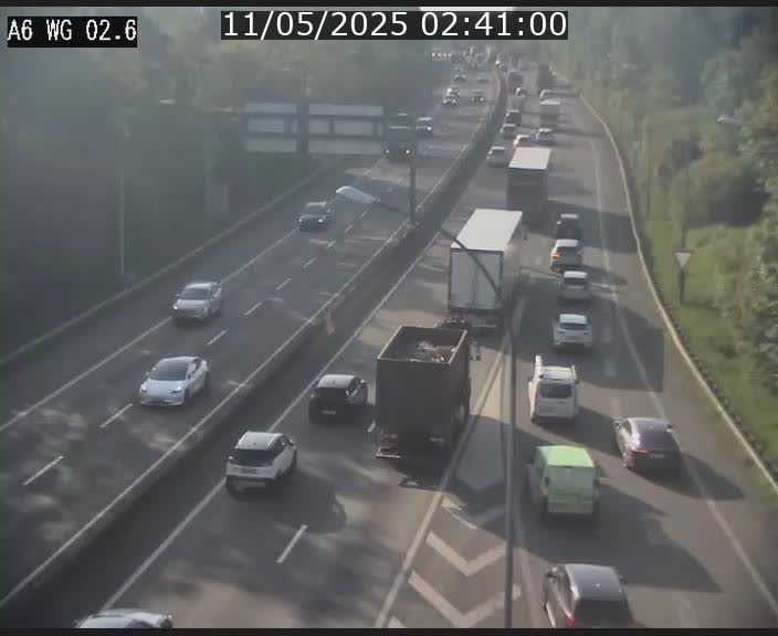 <h2>Traffic live webcam Luxembourg Croix de Cessange - A6 - BK 2.6 - direction France/Allemagne</h2>
