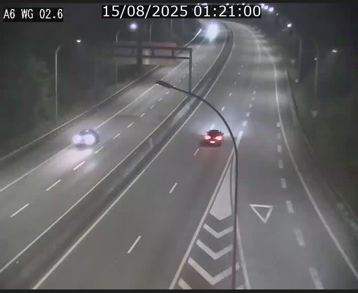 <h2>Traffic live webcam Luxembourg Croix de Cessange - A6 - BK 2.6 - direction France/Allemagne</h2>