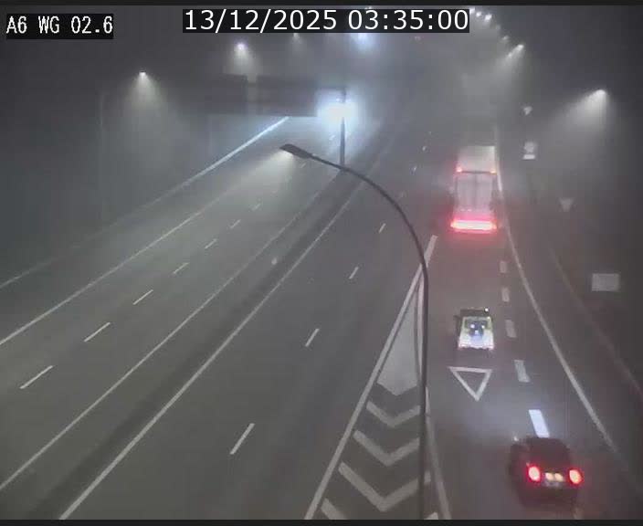<h2>Traffic live webcam Luxembourg Croix de Cessange - A6 - BK 2.6 - direction France/Allemagne</h2>