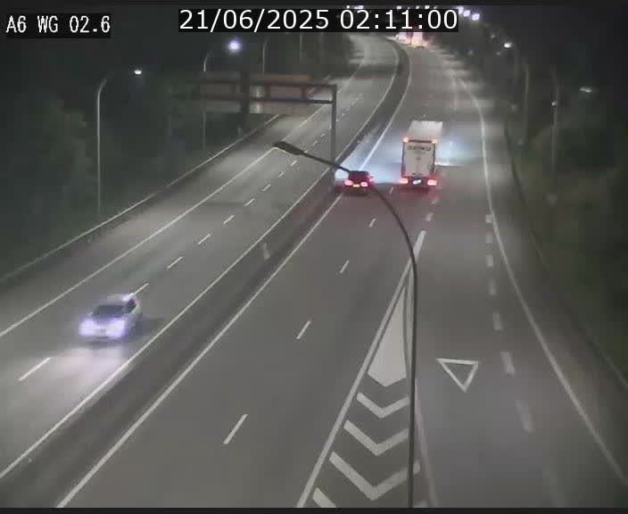 <h2>Traffic live webcam Luxembourg Croix de Cessange - A6 - BK 2.6 - direction France/Allemagne</h2>