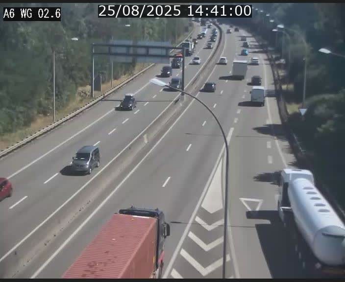 <h2>Traffic live webcam Luxembourg Croix de Cessange - A6 - BK 2.6 - direction France/Allemagne</h2>