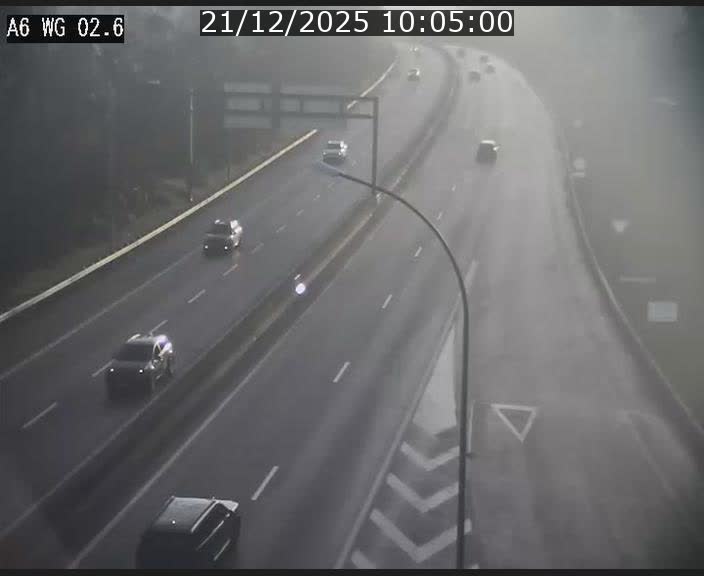 <h2>Traffic live webcam Luxembourg Croix de Cessange - A6 - BK 2.6 - direction France/Allemagne</h2>