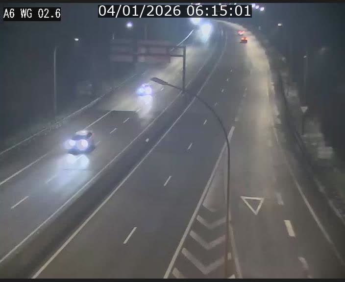 <h2>Traffic live webcam Luxembourg Croix de Cessange - A6 - BK 2.6 - direction France/Allemagne</h2>