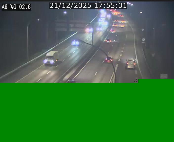 <h2>Traffic live webcam Luxembourg Croix de Cessange - A6 - BK 2.6 - direction France/Allemagne</h2>