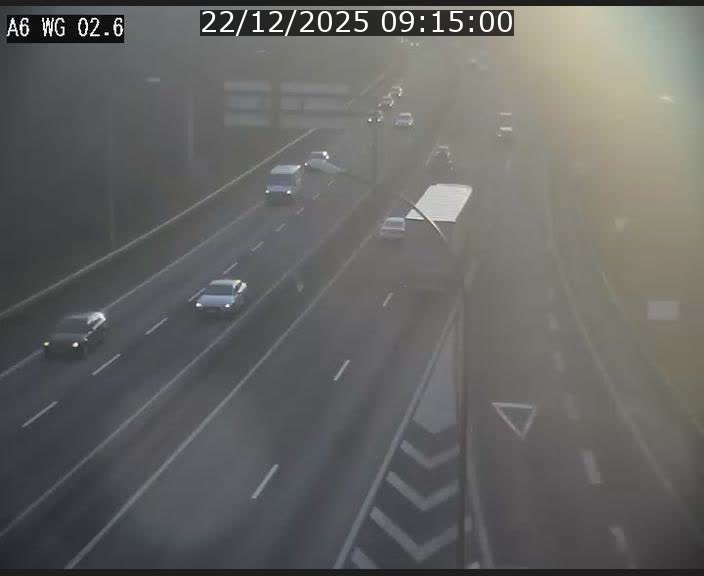 <h2>Traffic live webcam Luxembourg Croix de Cessange - A6 - BK 2.6 - direction France/Allemagne</h2>