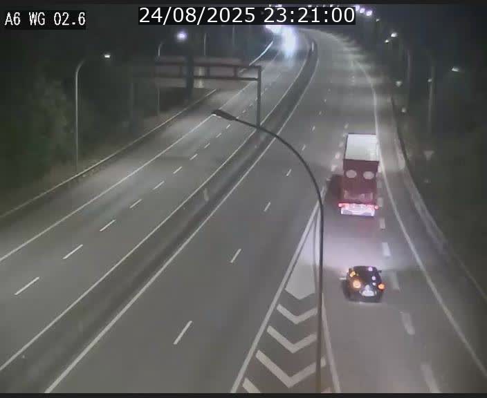<h2>Traffic live webcam Luxembourg Croix de Cessange - A6 - BK 2.6 - direction France/Allemagne</h2>