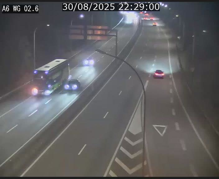 <h2>Traffic live webcam Luxembourg Croix de Cessange - A6 - BK 2.6 - direction France/Allemagne</h2>