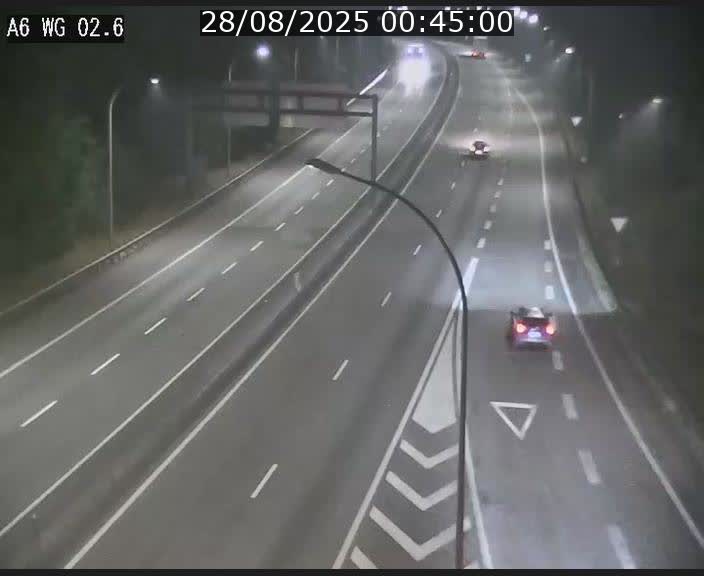 <h2>Traffic live webcam Luxembourg Croix de Cessange - A6 - BK 2.6 - direction France/Allemagne</h2>
