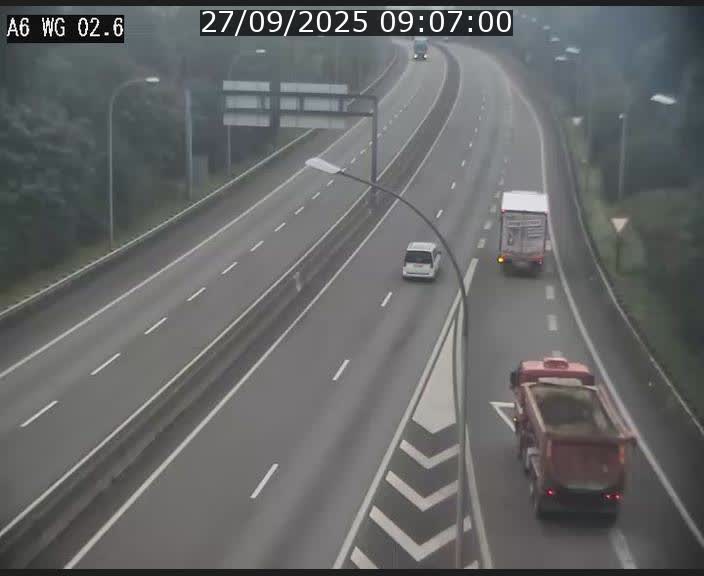 <h2>Traffic live webcam Luxembourg Croix de Cessange - A6 - BK 2.6 - direction France/Allemagne</h2>