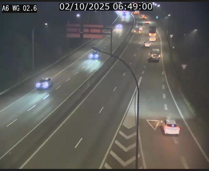 <h2>Traffic live webcam Luxembourg Croix de Cessange - A6 - BK 2.6 - direction France/Allemagne</h2>