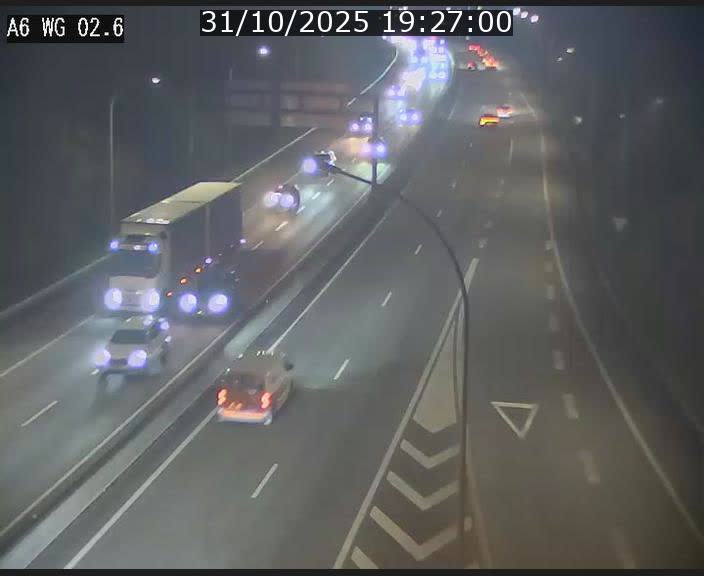 <h2>Traffic live webcam Luxembourg Croix de Cessange - A6 - BK 2.6 - direction France/Allemagne</h2>