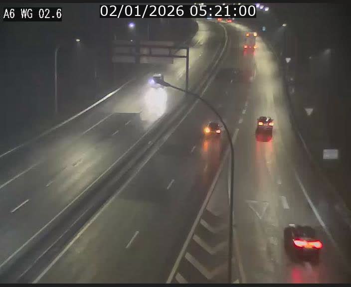 <h2>Traffic live webcam Luxembourg Croix de Cessange - A6 - BK 2.6 - direction France/Allemagne</h2>