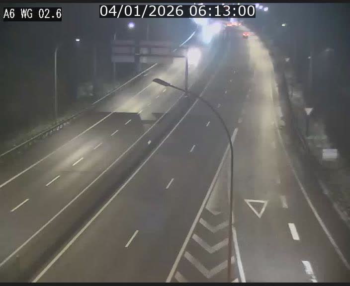 <h2>Traffic live webcam Luxembourg Croix de Cessange - A6 - BK 2.6 - direction France/Allemagne</h2>