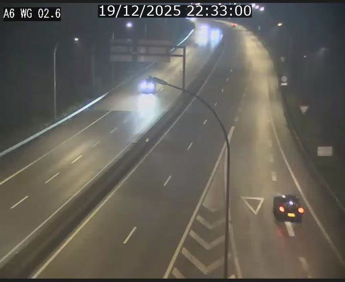 <h2>Traffic live webcam Luxembourg Croix de Cessange - A6 - BK 2.6 - direction France/Allemagne</h2>
