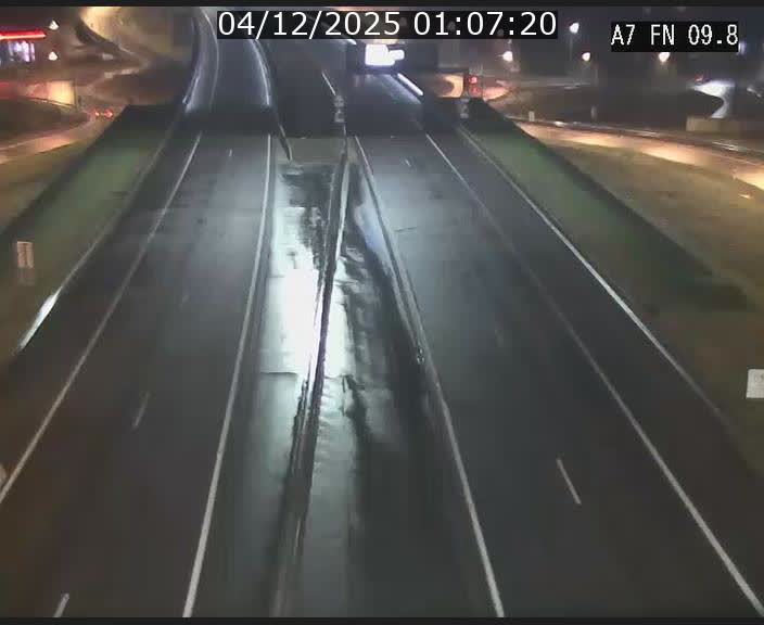 Caméra trafic Luxembourg - A7, Tunnel Gousselerbierg, sortie sud, direction rond-point Lorentzweiler (BK 9.9)