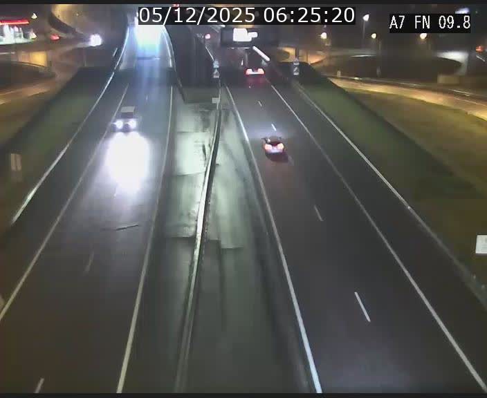 <h2>Caméra trafic Luxembourg - A7, Tunnel Gousselerbierg, sortie sud, direction rond-point Lorentzweiler (BK 9.9)</h2>