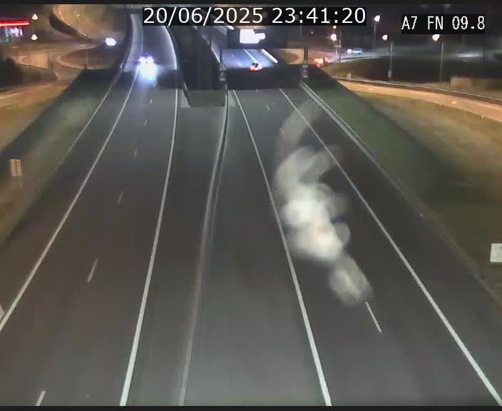 Caméra trafic Luxembourg - A7, Tunnel Gousselerbierg, sortie sud, direction rond-point Lorentzweiler (BK 9.9)