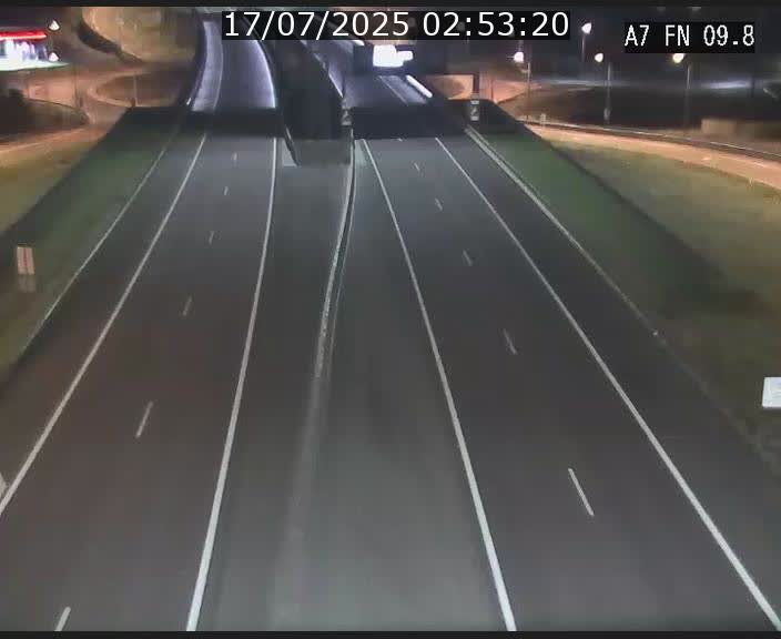 Caméra trafic Luxembourg - A7, Tunnel Gousselerbierg, sortie sud, direction rond-point Lorentzweiler (BK 9.9)