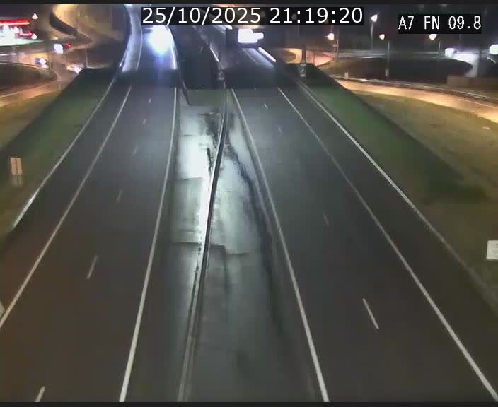Caméra trafic Luxembourg - A7, Tunnel Gousselerbierg, sortie sud, direction rond-point Lorentzweiler (BK 9.9)