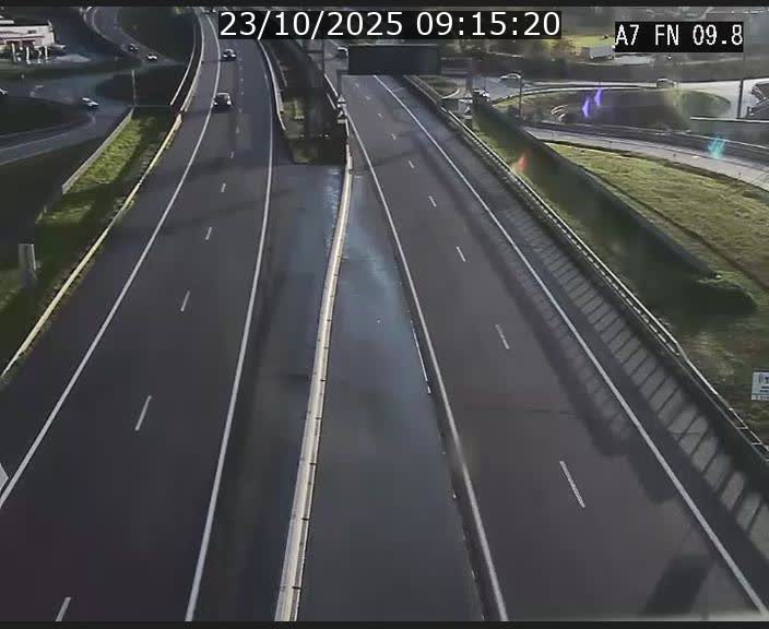 <h2>Caméra trafic Luxembourg - A7, Tunnel Gousselerbierg, sortie sud, direction rond-point Lorentzweiler (BK 9.9)</h2>