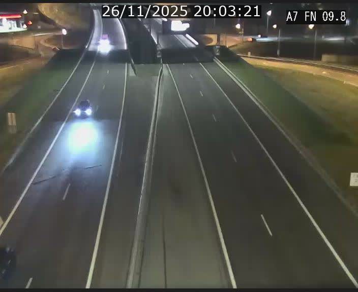 <h2>Caméra trafic Luxembourg - A7, Tunnel Gousselerbierg, sortie sud, direction rond-point Lorentzweiler (BK 9.9)</h2>