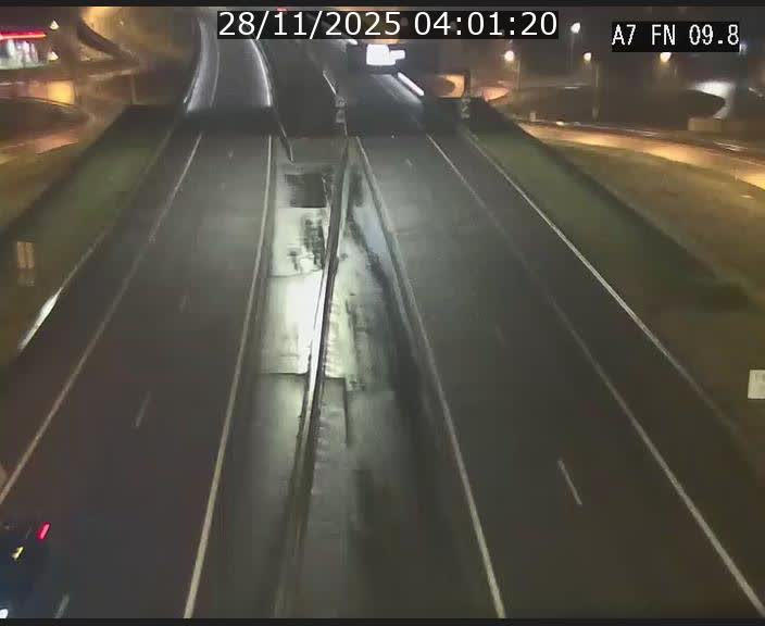 Caméra trafic Luxembourg - A7, Tunnel Gousselerbierg, sortie sud, direction rond-point Lorentzweiler (BK 9.9)