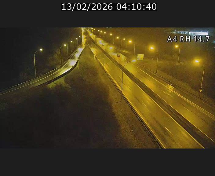 <h2>Traffic live webcam Luxembourg Jonction Lankelz - A4 - BK 14.7 - direction Luxembourg</h2>
