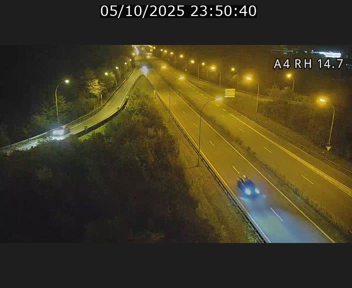 <h2>Traffic live webcam Luxembourg Jonction Lankelz - A4 - BK 14.7 - direction Luxembourg</h2>