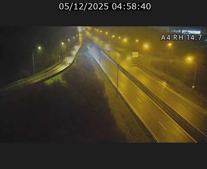 <h2>Traffic live webcam Luxembourg Jonction Lankelz - A4 - BK 14.7 - direction Luxembourg</h2>