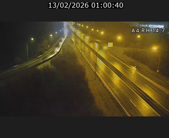 <h2>Traffic live webcam Luxembourg Jonction Lankelz - A4 - BK 14.7 - direction Luxembourg</h2>