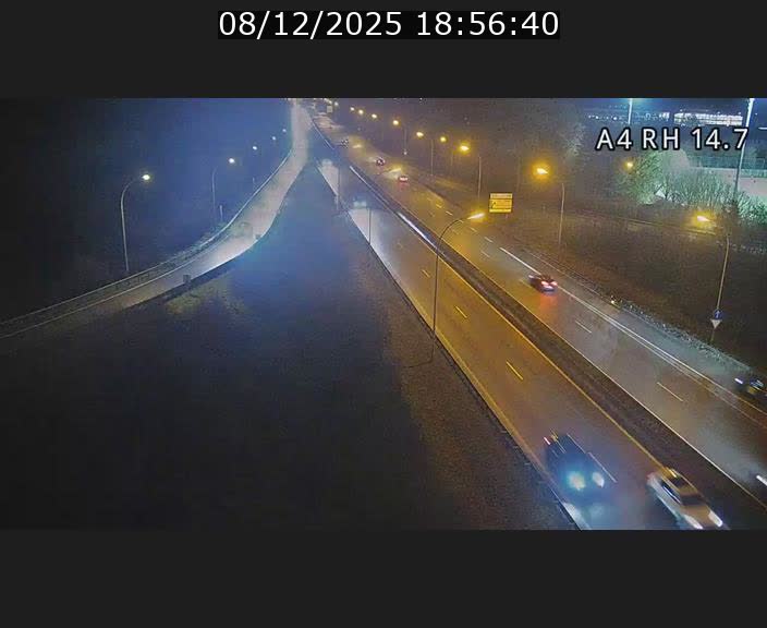 <h2>Traffic live webcam Luxembourg Jonction Lankelz - A4 - BK 14.7 - direction Luxembourg</h2>