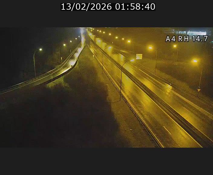 <h2>Traffic live webcam Luxembourg Jonction Lankelz - A4 - BK 14.7 - direction Luxembourg</h2>