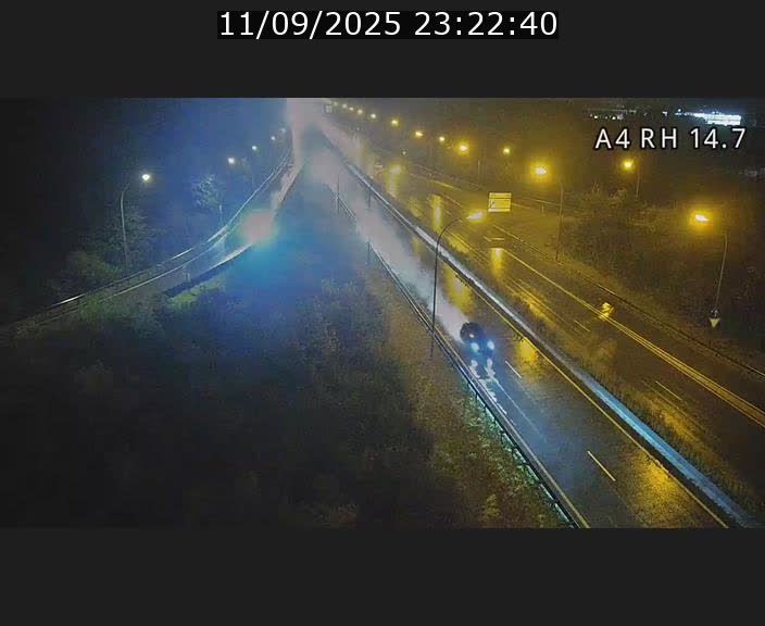 <h2>Traffic live webcam Luxembourg Jonction Lankelz - A4 - BK 14.7 - direction Luxembourg</h2>