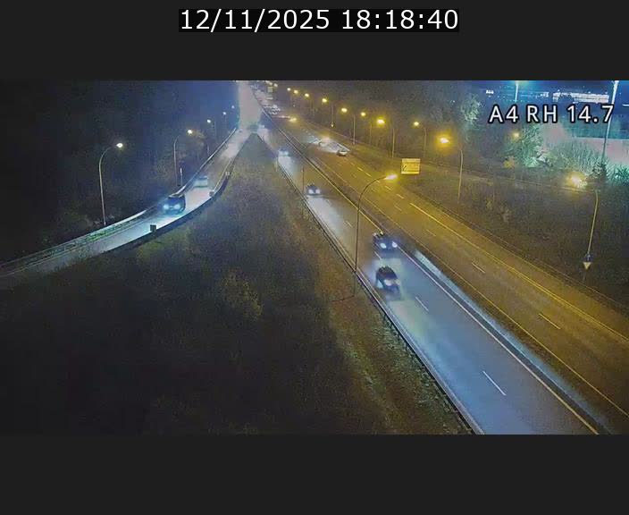 <h2>Traffic live webcam Luxembourg Jonction Lankelz - A4 - BK 14.7 - direction Luxembourg</h2>